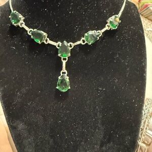 Elegant Natural grown Gemstone & sterling silver artisan crafted Necklace